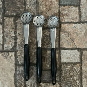 Vollrath Stainless Steel Spoodle Serving Portion Control Spoon Bunle Of 3
